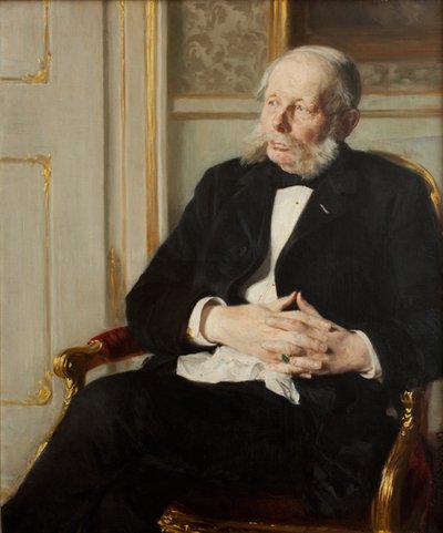 Portrait of Baron Otto Ditlev Rosenørn-Lehn by Peder Severin Krøyer
